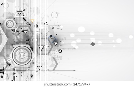 Colorful abstract geometric background for design template