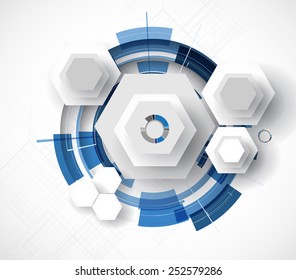 Colorful abstract geometric background for design template