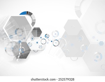 Colorful abstract geometric background for design template