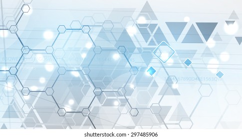 Colorful abstract geometric background for design template
