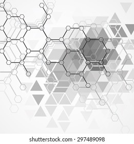 Colorful abstract geometric background for design template