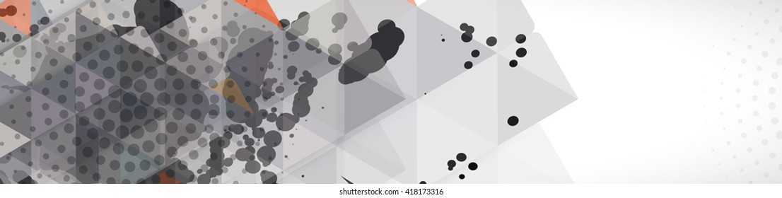 Colorful abstract geometric background for design template