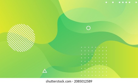 Colorful abstract geometric background. Fluid shapes composition. Fit for presentation design