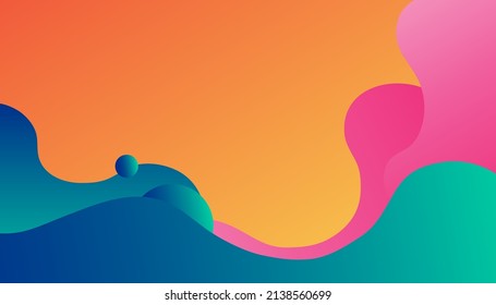 Fondo geométrico abstracto colorido. Gradientes de medio tono coloridos. diseño de plantilla moderno de fondo para web. Gradientes geniales. Patrones geométricos futuros. Eps10 