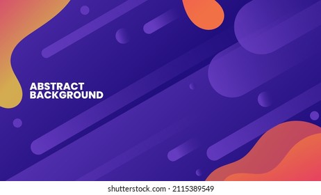 Colorful abstract geometric background. Liquid color background design. liquid form. vector illustration for web, presentation, poster, etc.