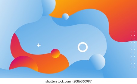 Colorful abstract geometric background. Modern design geometric background. Landing page template