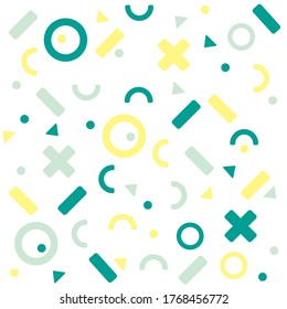 Colorful abstract geometric background. Seamless pattern. Vector illustration