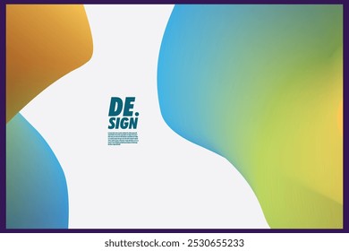 bunter abstrakter geometrischer Hintergrund mit Raumbereichsvektor
