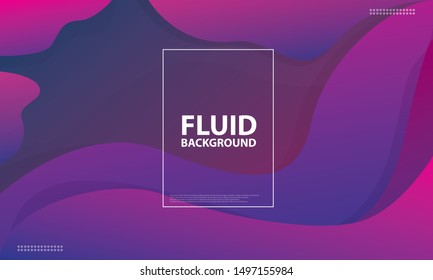 Colorful abstract geometric background. Trend gradient. Fluid shapes composition. Geometric background with pink and purple color. Modern abstract cover. Eps10 vector.