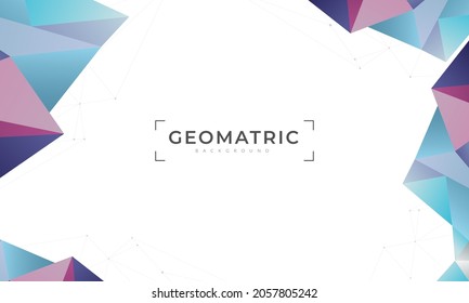 Colorful Abstract Geometric Background. triangle gradient. Eps 10