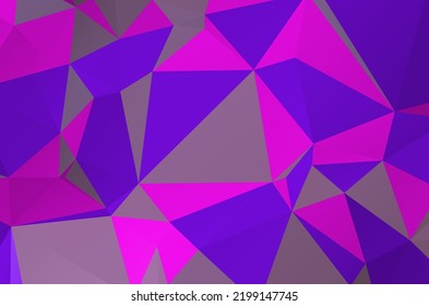 Colorful abstract geometric background with triangular polygons. Colorful mosaic of triangle.