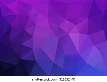 Colorful abstract geometric background with triangular polygons, vector illustration