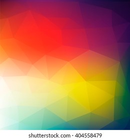 Colorful abstract geometric background with triangular polygons. Colorful mosaic of triangle