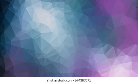 Colorful abstract geometric background with triangular polygons, vector illustration