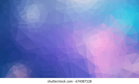 Colorful abstract geometric background with triangular polygons, vector illustration
