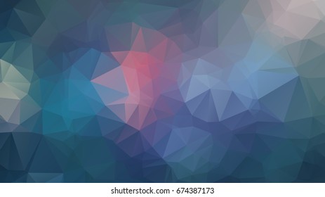 Colorful abstract geometric background with triangular polygons, vector illustration