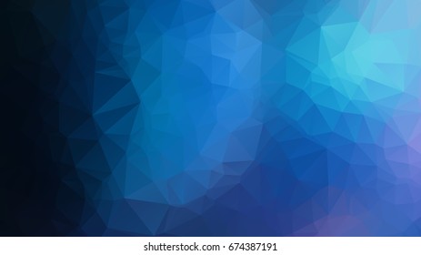 Colorful abstract geometric background with triangular polygons, vector illustration