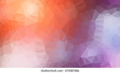 Colorful abstract geometric background with triangular polygons, vector illustration