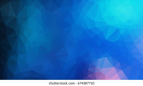 Colorful abstract geometric background with triangular polygons, vector illustration
