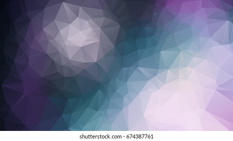 Colorful abstract geometric background with triangular polygons, vector illustration