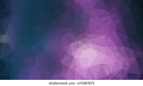 Colorful abstract geometric background with triangular polygons, vector illustration