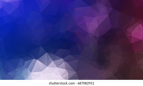 Colorful abstract geometric background with triangular polygons, vector illustration