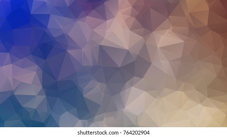 Colorful abstract geometric background with triangular polygons, vector illustration

