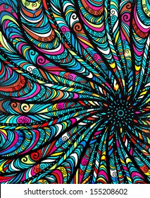 Colorful abstract geometric background - vector