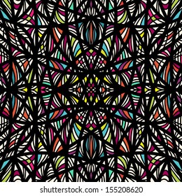 Colorful abstract geometric background - vector