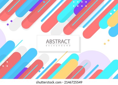 Colorful abstract geometric background vector