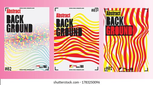 Colorful Abstract geometric Background for Web Design, Landing Page, Social Media Story, Poster and Print Material
