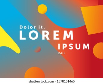 Colorful abstract geometric background.shapes composition. Eps10 vector.