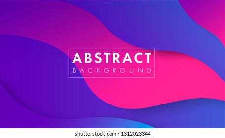Colorful abstract geometric background.Trend gradient. Fluid shapes composition. Eps10
