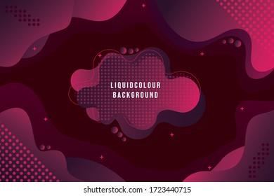 Colorful abstract geometric background.Trend gradient. Fluid shapes composition. Eps10 vector.