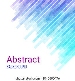 Colorful abstract geometric business background. Digital futuristic minimalism. Vector illustration. Violet, pink and blue geometric shapes random mosaic