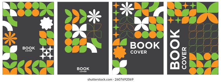 Colorful Abstract Geometric Design for Posters and Banners, Trendy Geometric Pattern Layout for Digital and Print Design