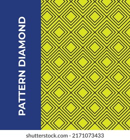 Colorful abstract and geometric diamond shape pattern background vector