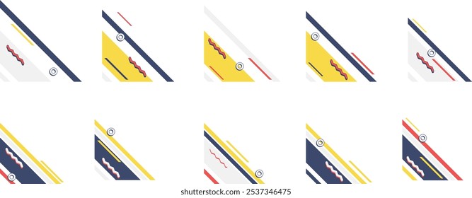 Colorful Abstract Geometric Graphic Design