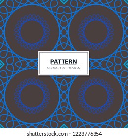 Colorful abstract geometric lace seamless pattern in neon  vector