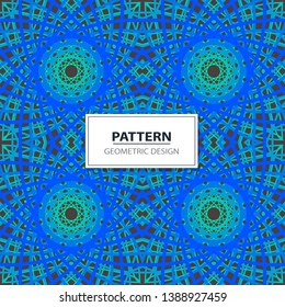 Colorful abstract geometric lace seamless pattern in neon vector