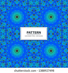 Colorful abstract geometric lace seamless pattern in neon vector