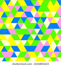 Colorful Abstract or Geometric or Mosaic or Pixelated Retro Design Pattern. Can be used for tiles, fabric, flooring, laminates, background, card, cover, wallpaper, curtain, carpet, gift wrap, ceramic.