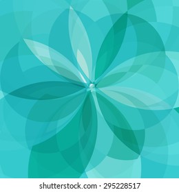 Colorful abstract geometric pattern. Blue abstract background.