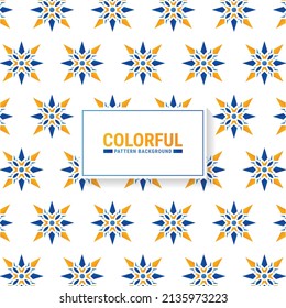 Colorful abstract geometric pattern design