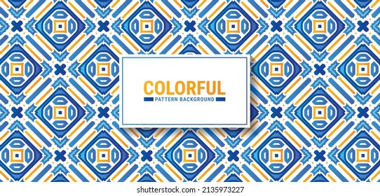 Colorful abstract geometric pattern design