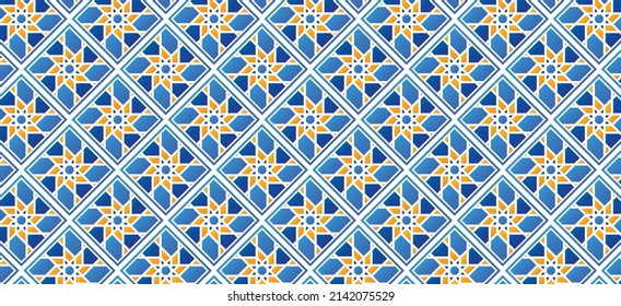 Colorful abstract geometric pattern design