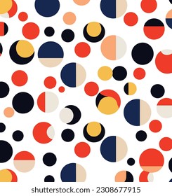 colorful abstract geometric pattern design seamless pattern