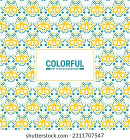 Colorful abstract geometric pattern design