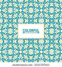 Colorful abstract geometric pattern design