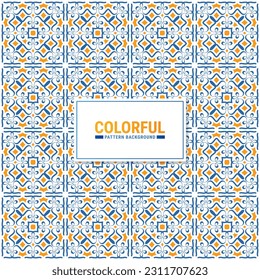 Colorful abstract geometric pattern design